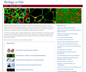 Biology at Yale